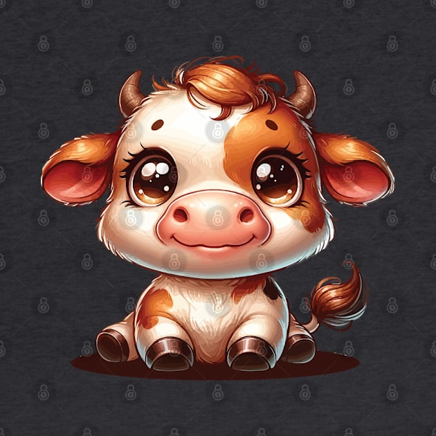 Cute baby cow by Art_Boys